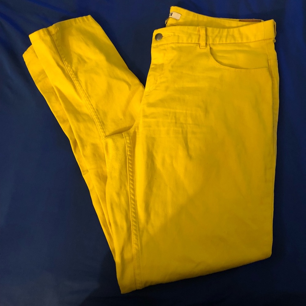 FOREVER21 Yellow jeans